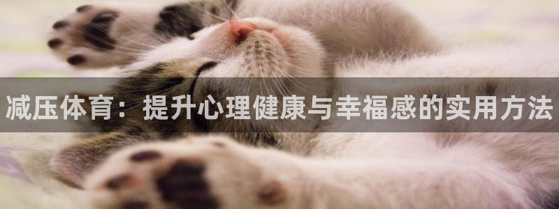 JJB竞技宝官方正版app娱乐网站：减压体育：提升心