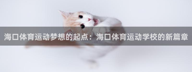 JJB竞技宝官网下载招商电话号码查询：海口体育运动梦想的起点